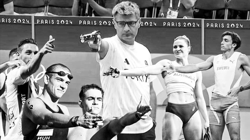 'Yusuf Dikec pose' becomes trendy winning stance for athletes