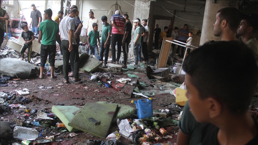 Israel attacked school with 3 massive bombs: Gaza media office