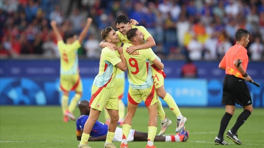 Spain beat hosts France 5-3 to win gold in men's football at Olympics