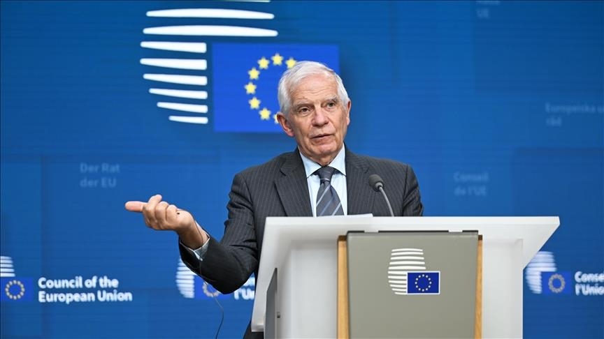 EU foreign policy chief slams Israeli minister's call to block aid to Gazans, considers sanctions