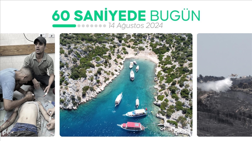 60 saniyede bugün (14 Ağustos 2024)