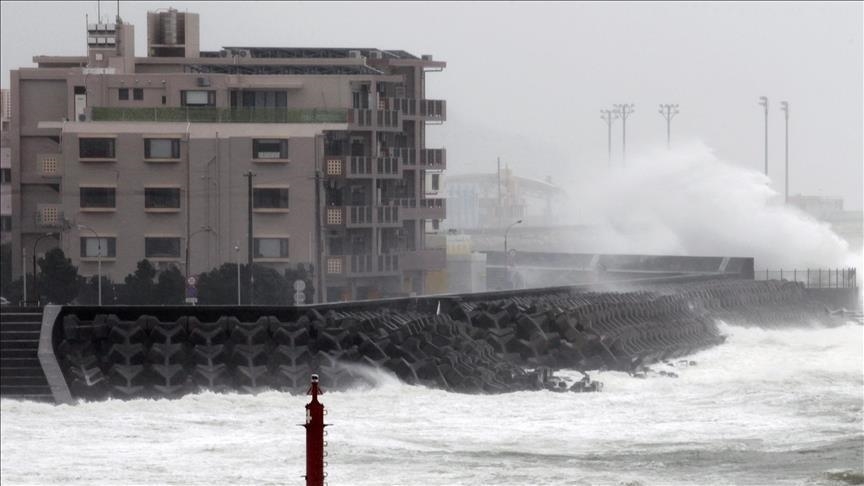 Japan halts transport services as Typhoon Ampil approaches