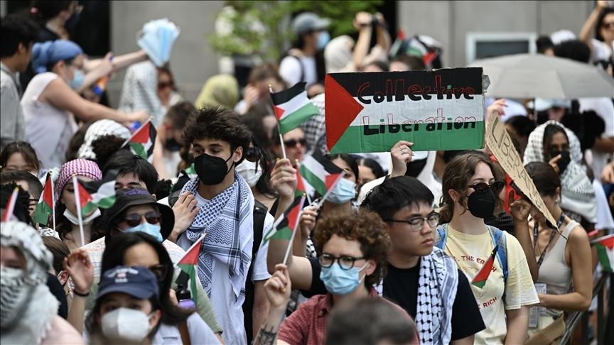 Columbia University president quits months after Gaza protests on campus