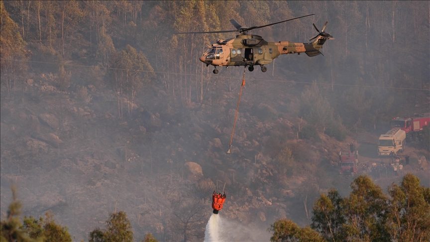 Evacuations ordered as forest fire in Türkiye’s Izmir province spreads amid strong winds