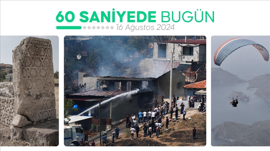 60 saniyede bugün (16 Ağustos 2024)