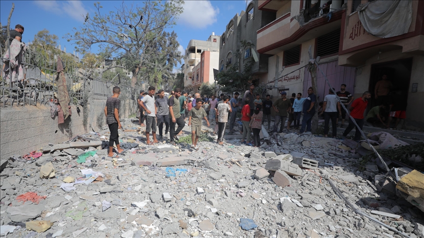 Woman, her 6 children among 20 more Palestinians killed in Israeli attacks on Gaza