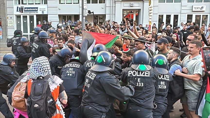 Amnesty slams German police violence against peaceful pro-Palestinian protesters