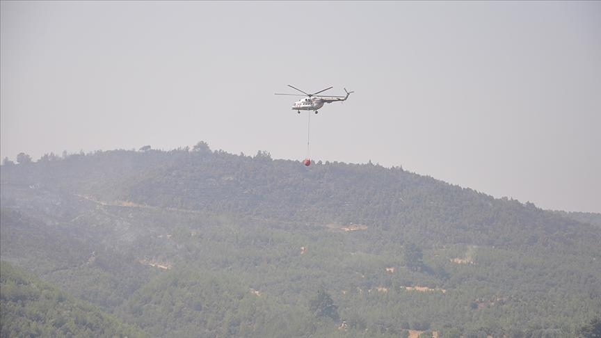 Efforts continue to fight Turkish forest fires