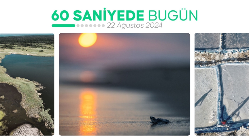 60 saniyede bugün (22 Ağustos 2024)