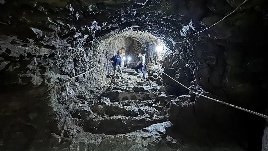 Restoration completed on 2,800-year-old Urartu water cistern in Türkiye