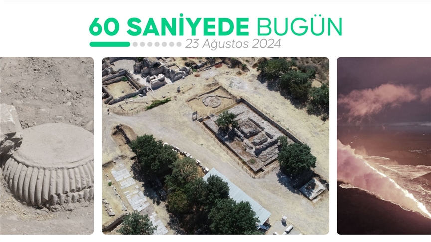 60 saniyede bugün (23 Ağustos 2024)