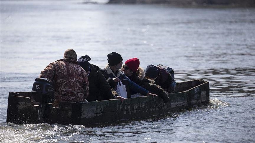 Irregular migrants swim from Morocco to Spanish enclave of Ceuta