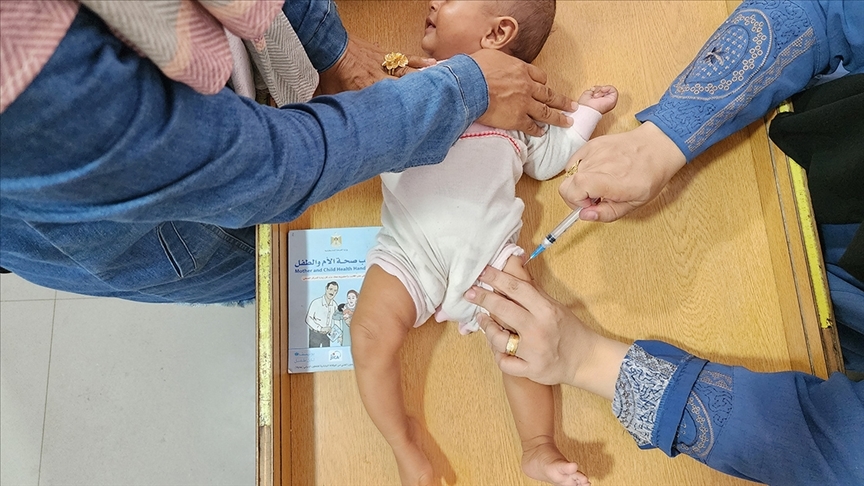 Filistin Sağlık Bakanlığından çocuk felci aşılarının Gazze'ye girişi için İsrail'e baskı yapılması çağrısı