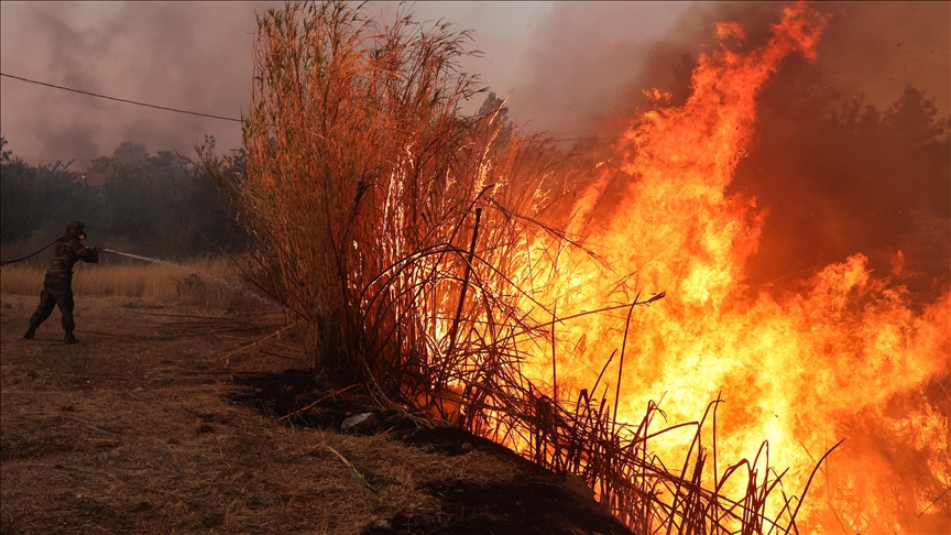 Greece issues very high risk of fire alert as wildfire in Mount Pangaion rages for 5th day