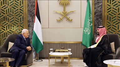 Palestinian president, Saudi crown prince discuss situation in Gaza