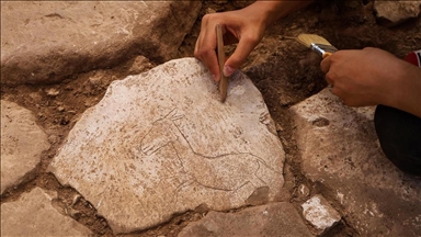 Karahantepe'de bulunan koşan yaban eşeği figürü neolitik döneme ışık tutacak