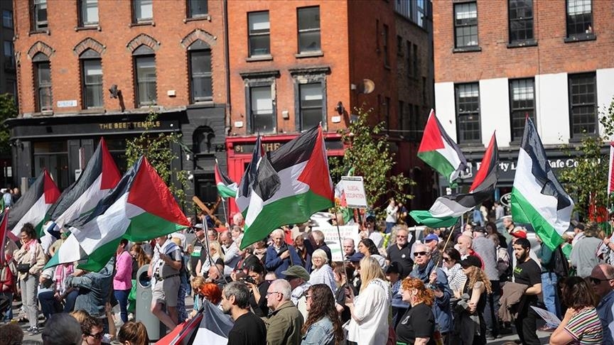 أيرلندا.. مسيرة لدعم فلسطين في العاصمة دبلن