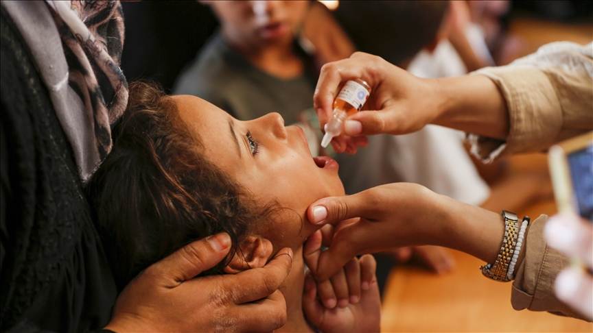 WHO says 161,000 children received polio jabs in Gaza over 2 days, surpassing estimates