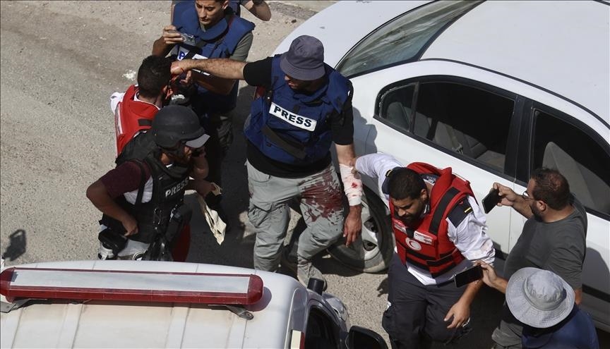 Quatre journalistes blessés par des tirs de l'armée israélienne en Cisjordanie