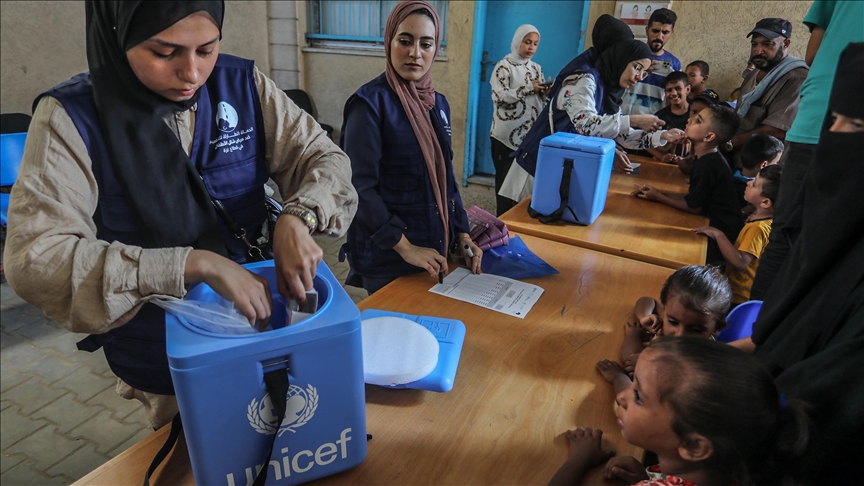 Nearly 159,000 children get polio vaccination in Gaza: Health Ministry