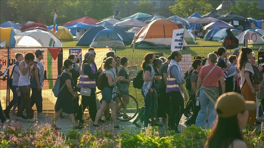 نيويورك.. المظاهرات المؤيدة للفلسطينيين تعود إلى جامعة كولومبيا
