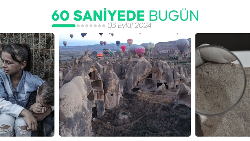 60 saniyede bugün (03 Eylül 2024)