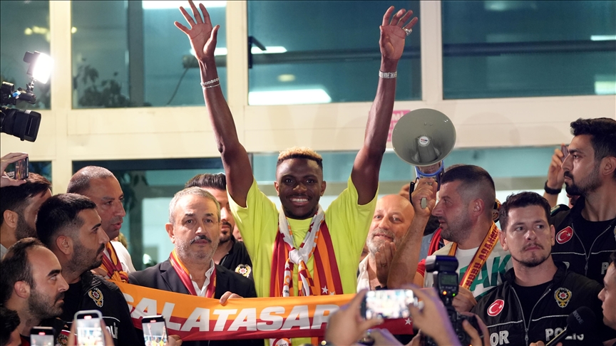 Nigerian star Victor Osimhen joins Galatasaray on loan from Napoli