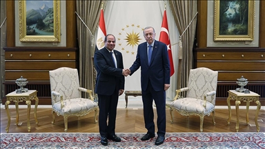 Cumhurbaşkanı Erdoğan, Mısır Cumhurbaşkanı Sisi ile bir araya geldi