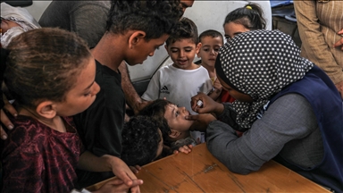 Gaza begins 2nd phase of polio vaccination campaign in southern cities