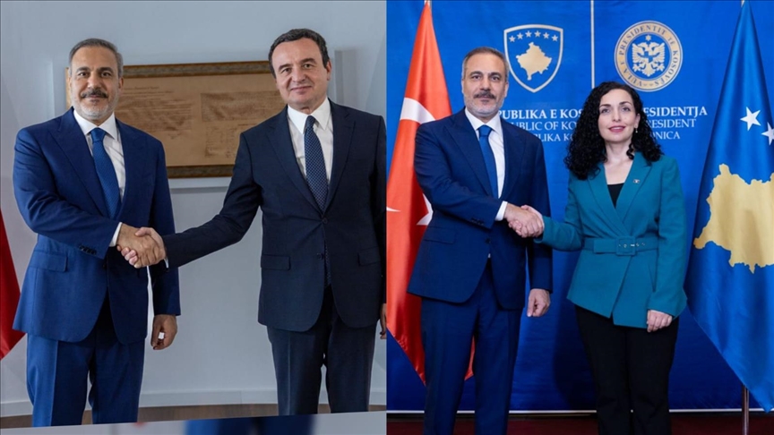 Kosovo: Osmani i Kurti se sastali s turskim ministrom vanjskih poslova Fidanom