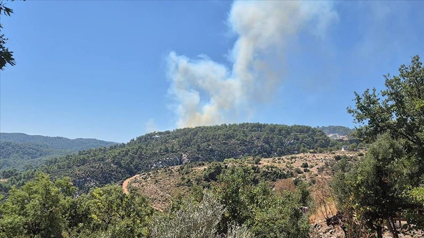 Antalya'nın Kaş ilçesinde çıkan orman yangını kontrol altına alındı