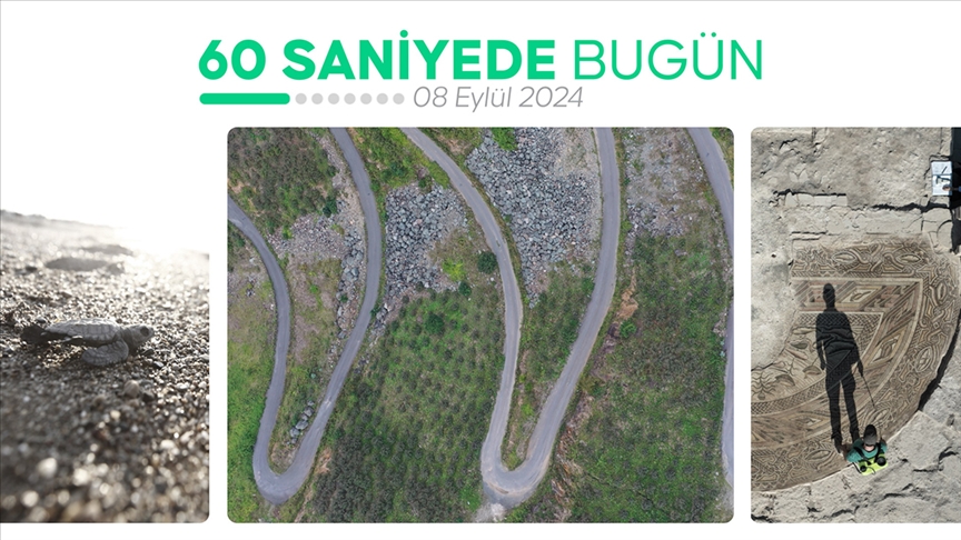 60 saniyede bugün (08 Eylül 2024)