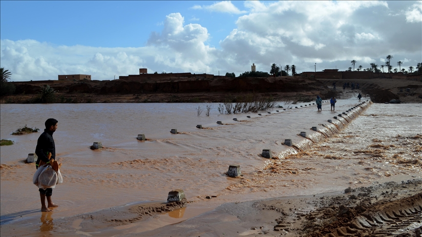 At least 8 killed, 15 missing after floods in southeastern Morocco