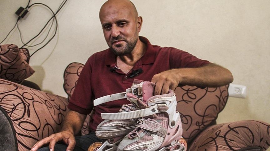 في قصف إسرائيلي.. رحلت "تالا" وبقي حذاء التزلج ذكرى وحسرة (تقرير)