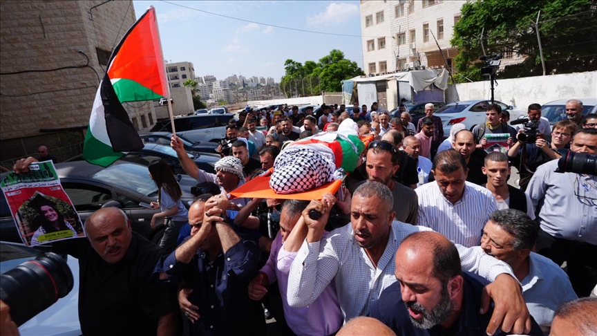 West Bank holds mourning ceremony for Turkish American activist killed by Israel