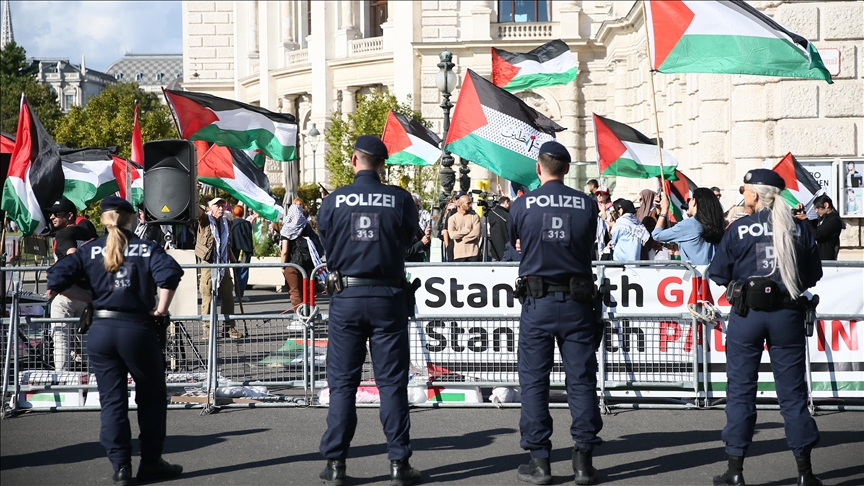 Protesters in Vienna rally against Israeli parliament speaker’s visit