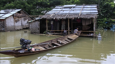 Myanmar'da şiddetli yağışların yol açtığı sellerde ölenlerin sayısı 66'ya çıktı