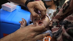 WHO chief calls Gaza polio campaign 'massive success' as over 560,000 children jabbed