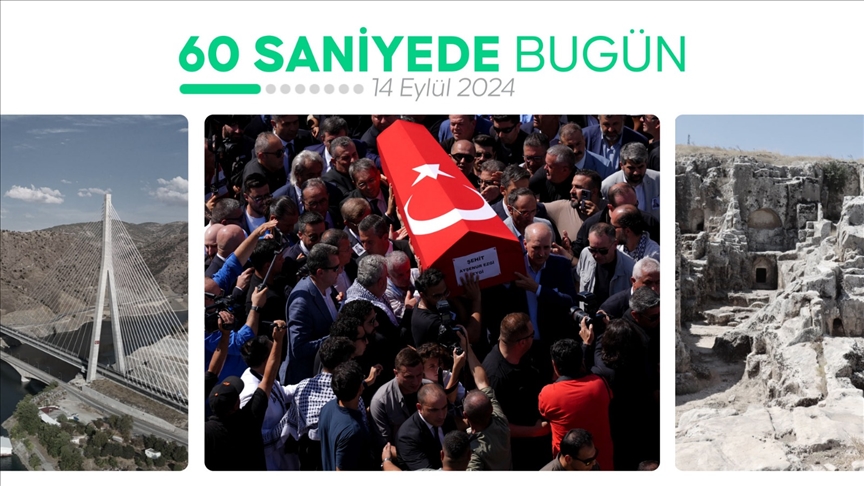 60 saniyede bugün (14 Eylül 2024)