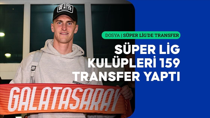 Süper Lig kulüpleri 159 transfer yaptı