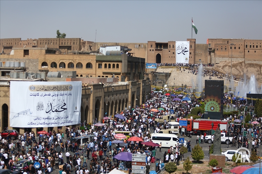 لە هەولێر یادی لە دایکبوونی پێغەمبەری ئیسلام (د.خ) کرایەوە