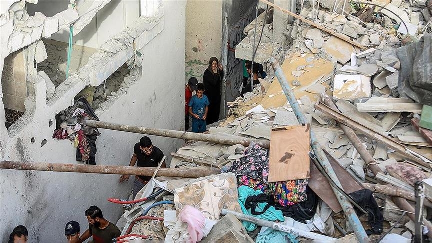 Scores killed, injured in Israeli airstrikes on Gaza refugee camp