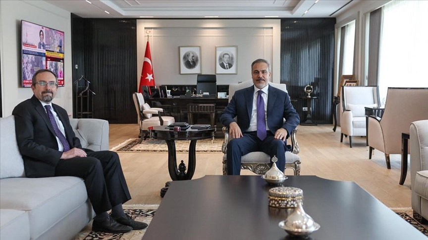 Türkiye’s foreign minister receives senior US diplomat Türkiye’s foreign minister receives senior US diplomat