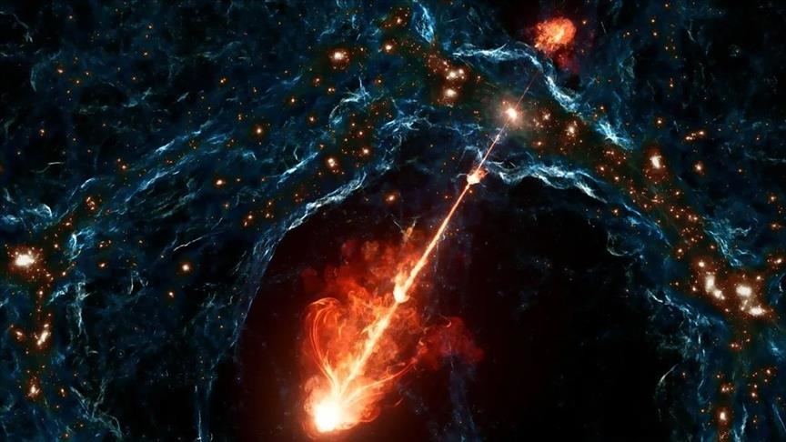 Обнаружена крупнейшая пара черных дыр длиной около 23 миллионов световых лет