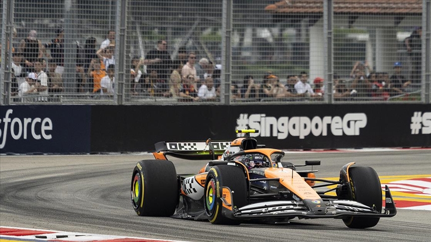 Formula 1 Singapur Grand Prix'sinde pole pozisyonu Lando Norris'in