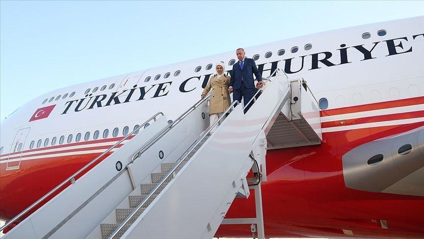 Turkish President Erdogan arrives in US for UN General Assembly address