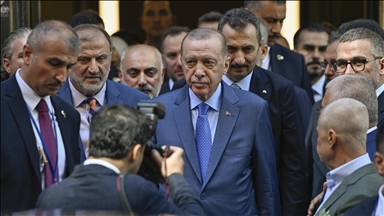 Президент Эрдоган в Нью-Йорке посетил Фонд TURKEN