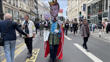 Thousands protest across France, demanding Macron's resignation