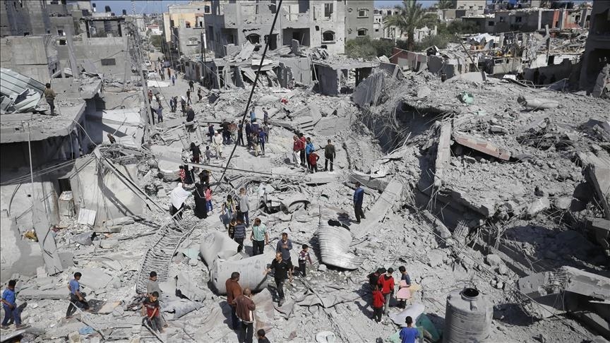 Israel targets house in central Gaza Strip, killing 4 children, their mother