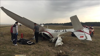 Bursa'da eğitim uçağının düşmesi sonucu iki pilot öldü